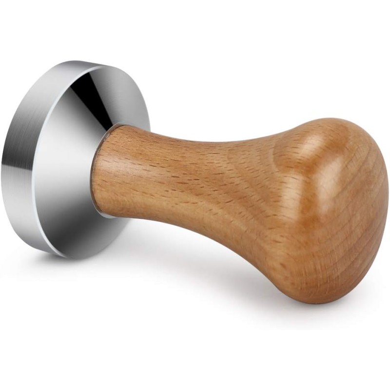 Tamper Espresso 51mm Acier Inox Hicoosee : Presse Café Barista Machine