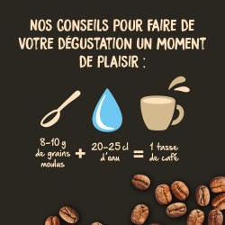 Café Moulu Bio NATURELA : Arabica, Fabriqué en France, 500g