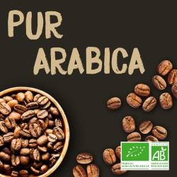 Café Grains Bio Honduras : Arabica NATURELA, Torréfaction Lente, Made in France